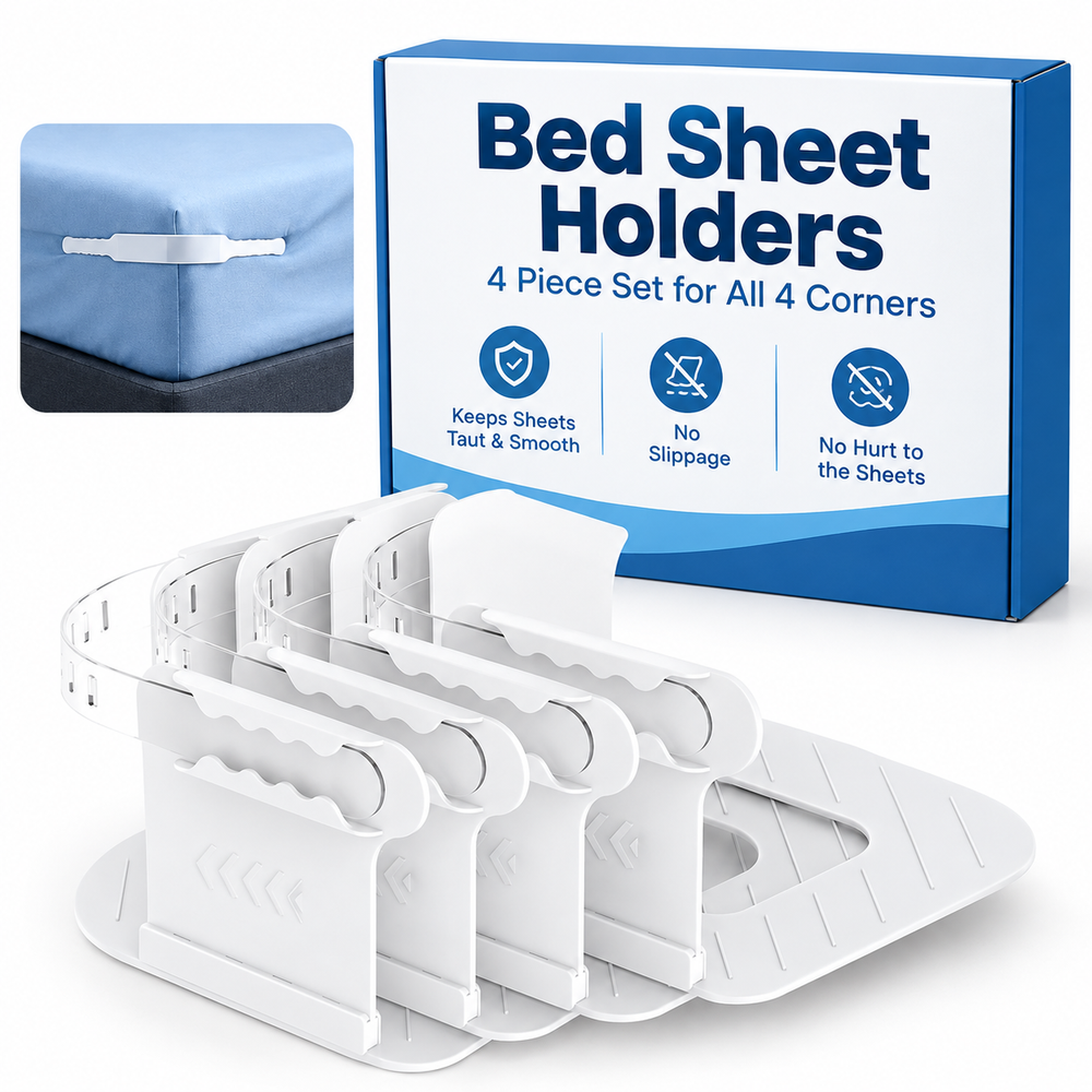 Bed Sheet Holder (Set of 4)