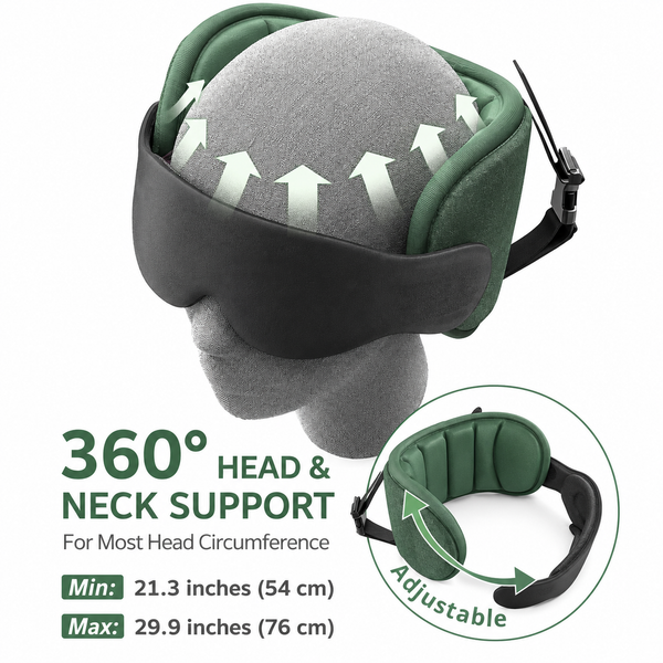 3D Contoured Travel Pillow