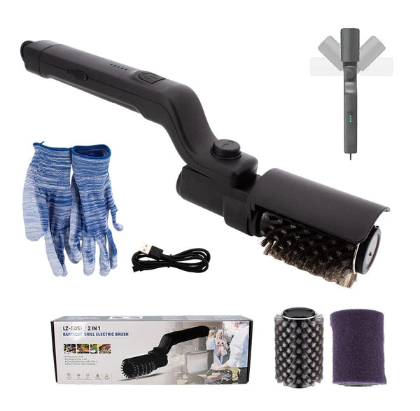 Electric Grill Brush, High Torque Grill Brush with 3-Speed Modes