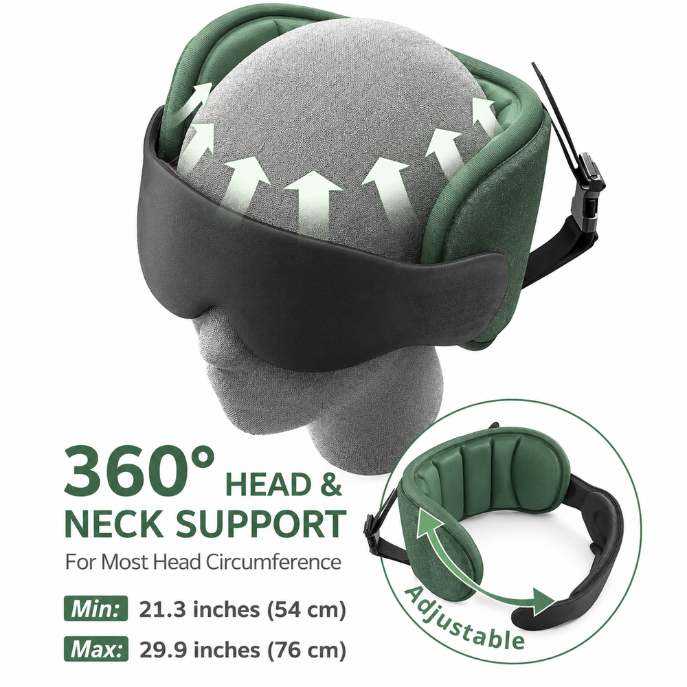 3D Contoured Travel Pillow
