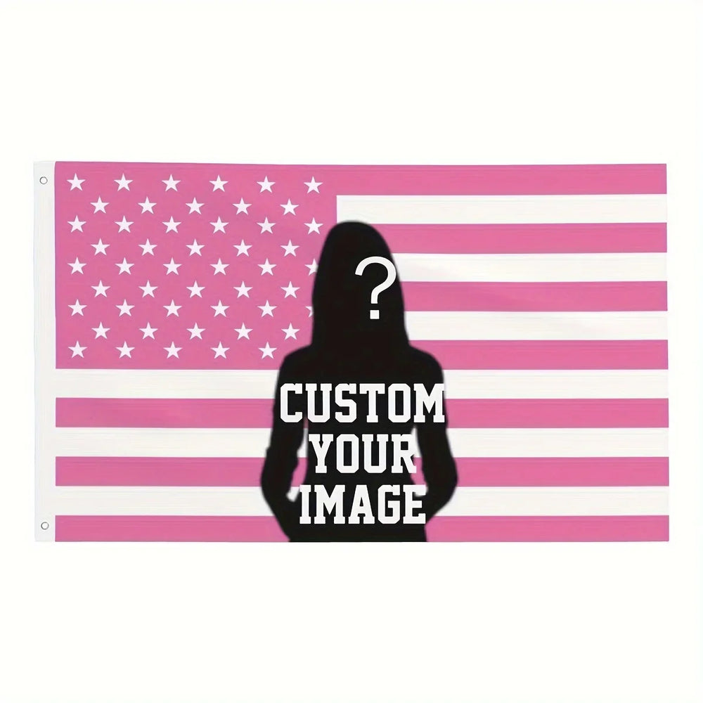 Custom Pink Flag / Personalized Flags