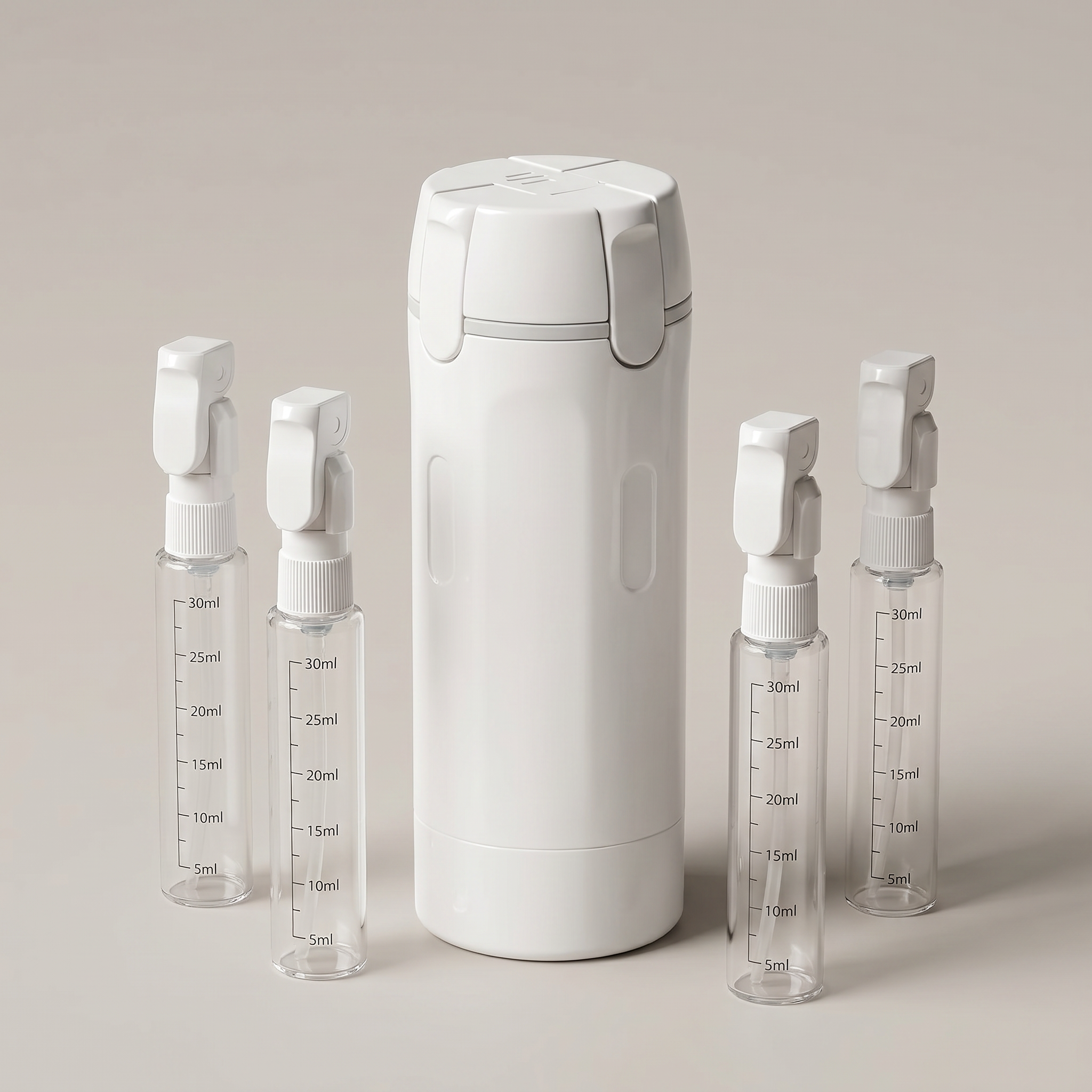 4-in-1 Travel Dispenser Bottle