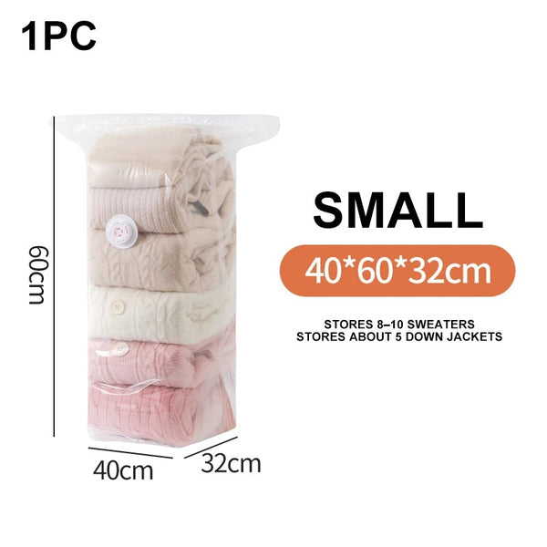 No Pump Vacuum Storage Bags