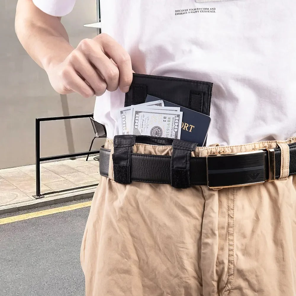 Anti-Theft Money Belt Bag